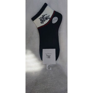Women's Burberry Black & White W size 7-9 Ankle Socks